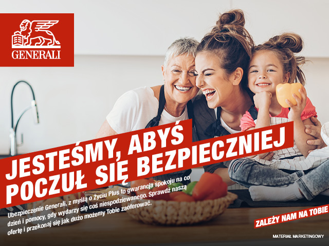 Generali BS 2021 Z Myślą o Życiu Plus baner www 640x480px