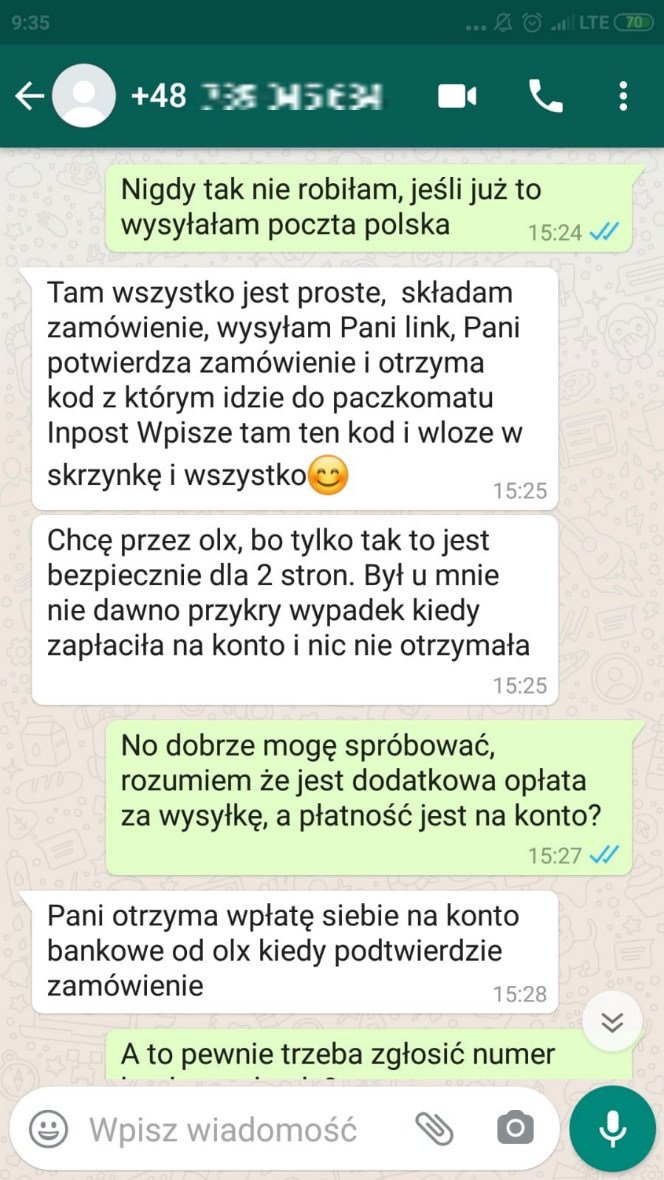 korespondencja olx 2 73536